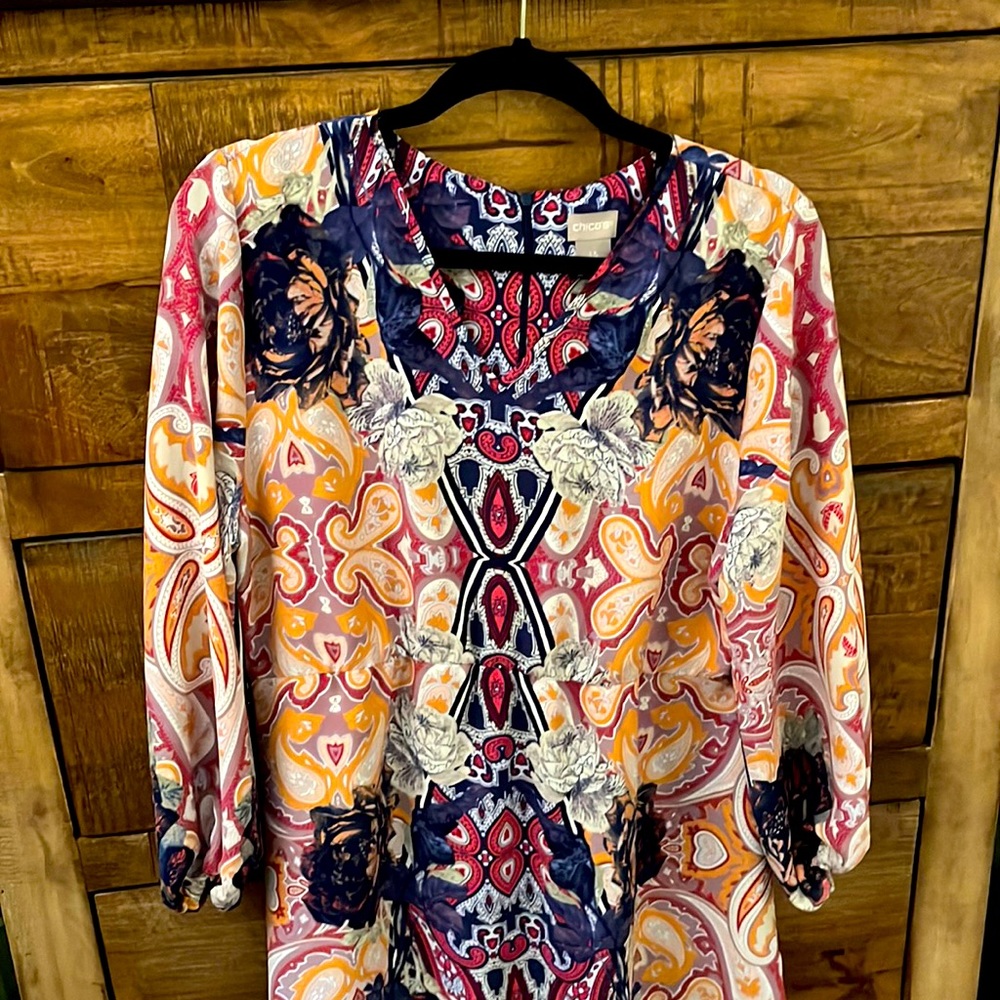 Chico’s Long Sleeve flowing dress